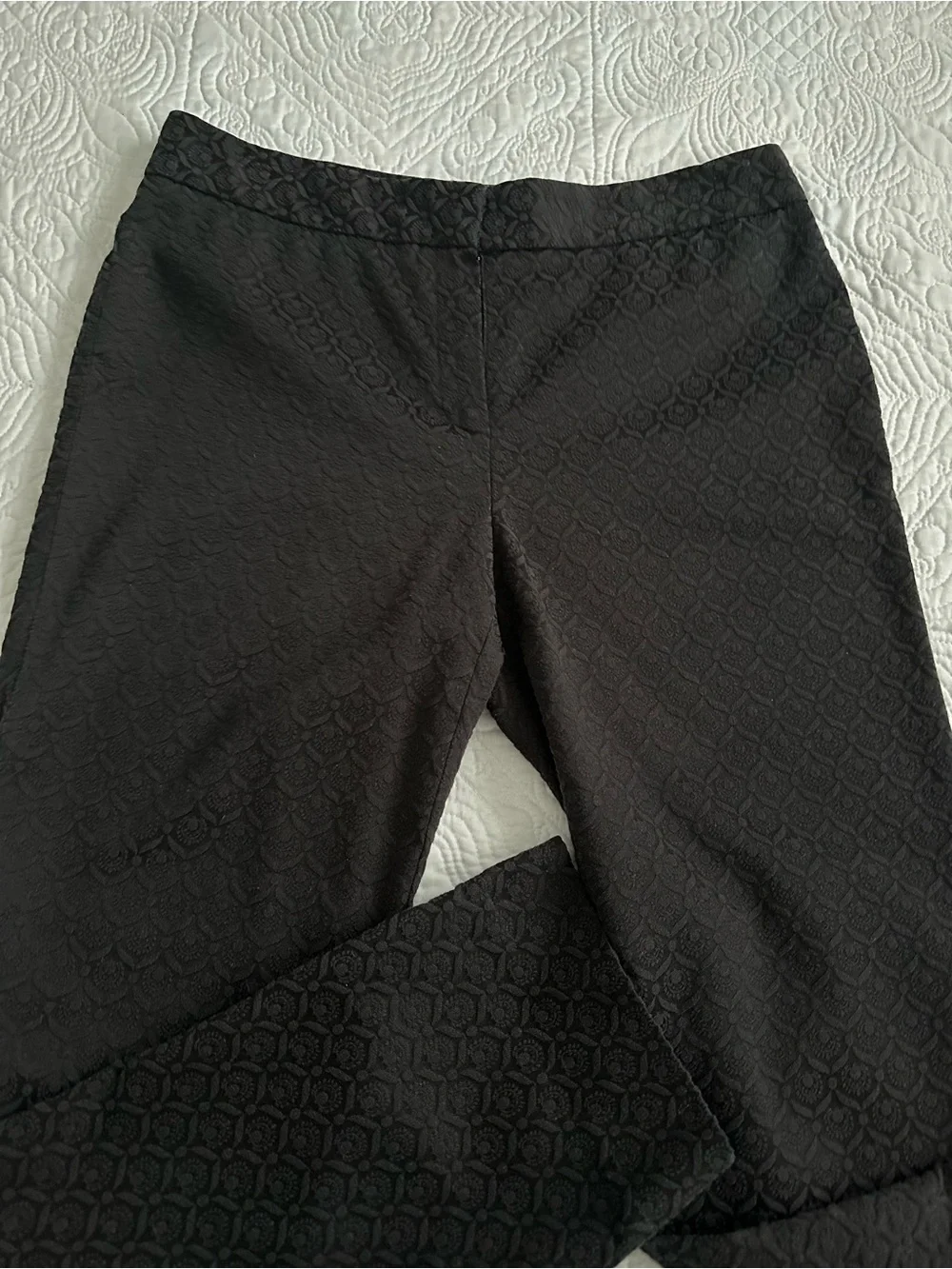 Kasper Textured Black Dress Pants Sz 6 - Picture 1 of 7